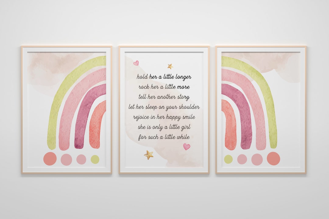 Neutral Baby Nursery Art Rainbow Nursery Nursery Decor Boho - Etsy