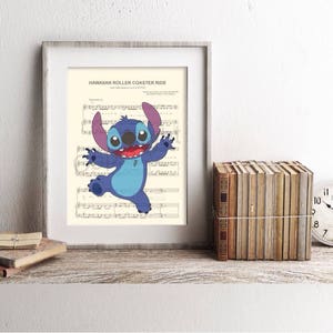 Stitch Sheet Music Art Print
