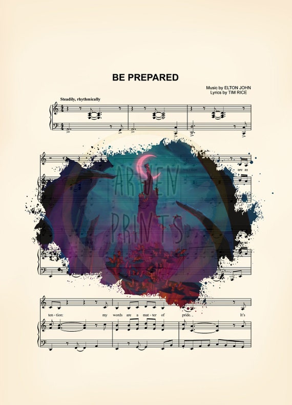 Lion King Scar Be Prepared Lyrics
