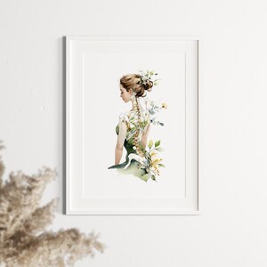 Posture-inspired spine wall art minimalist wellness decor physical print