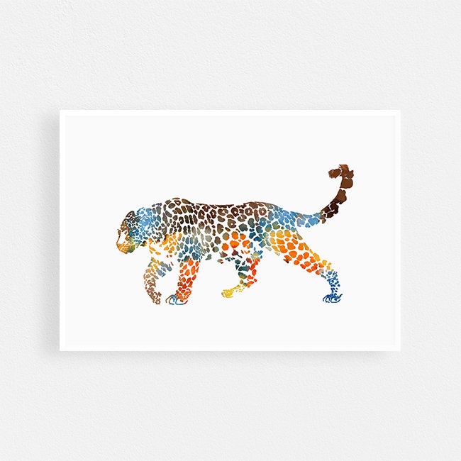 Leopard Watercolor -  Canada