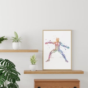 Muscles of the Body | Human Anatomy Art Print | Muscular System ...