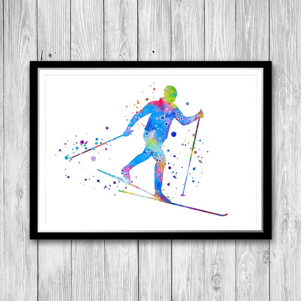 Cross Country Skier Etsy