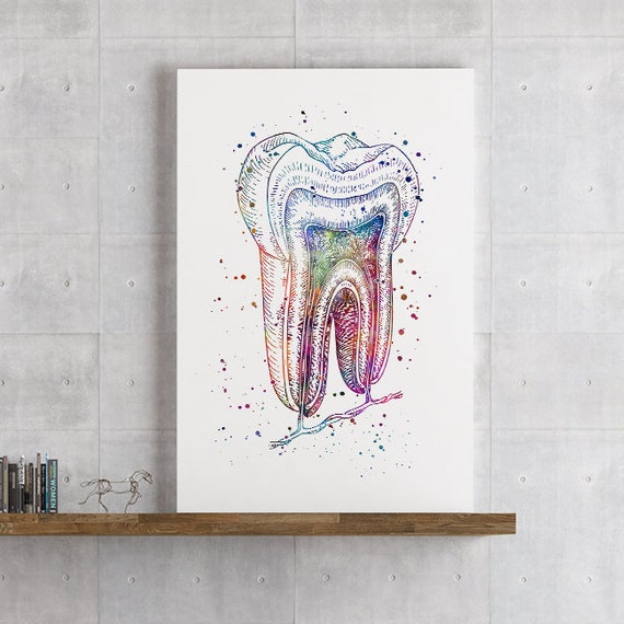 Internal Structures of Ear Art Print on Vintage Book Page Medical Anatomy Decor