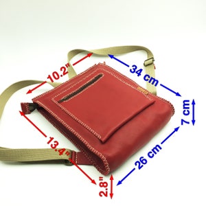 Red Urban Backpack Large Secure Backpack Safe Travel Backpack Unique ...