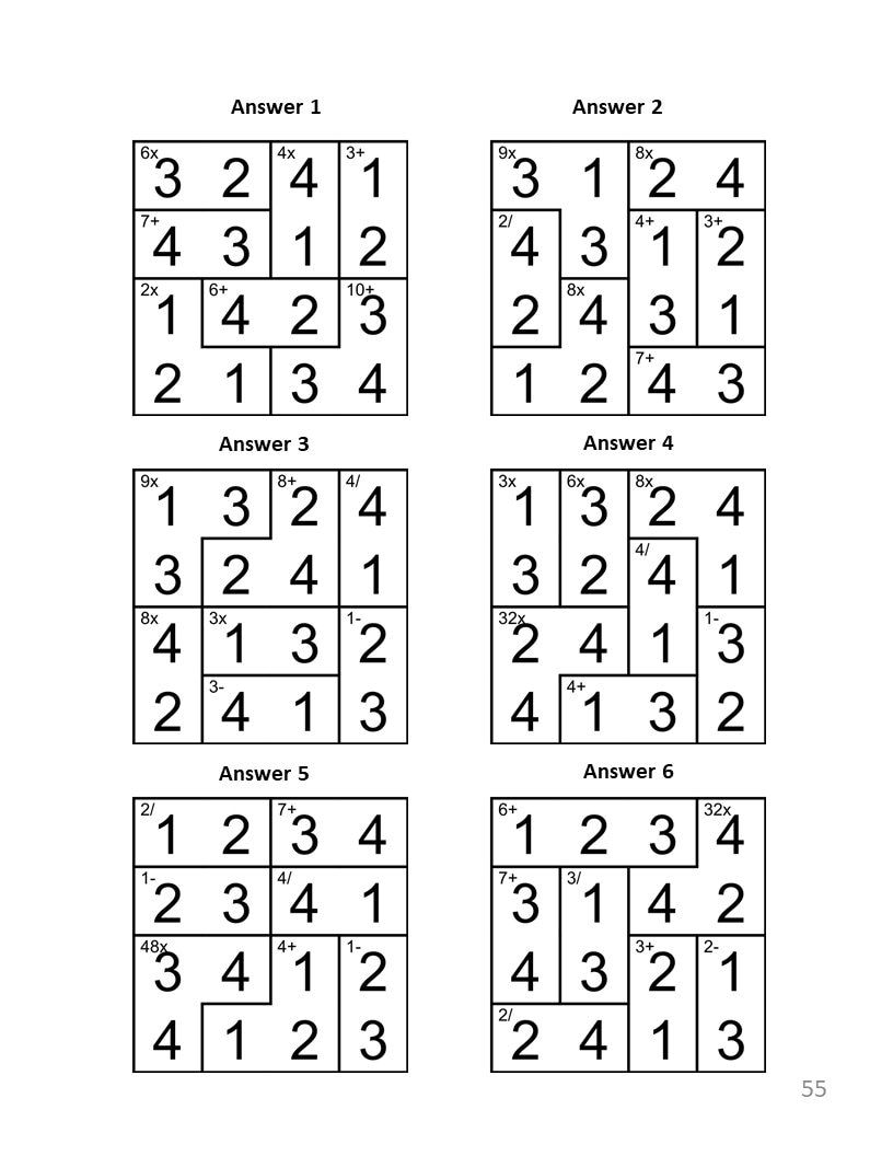 Sudoku Puzzles - Easy to Medium - 4x4 Grid by Expanding Minds Learning