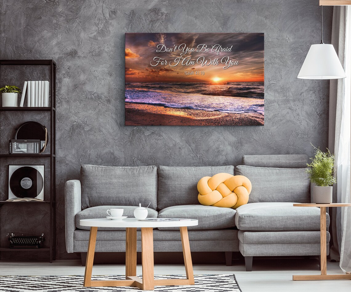 Religious Wall Art Christian Wall Decor Bible Verse Canvas - Etsy