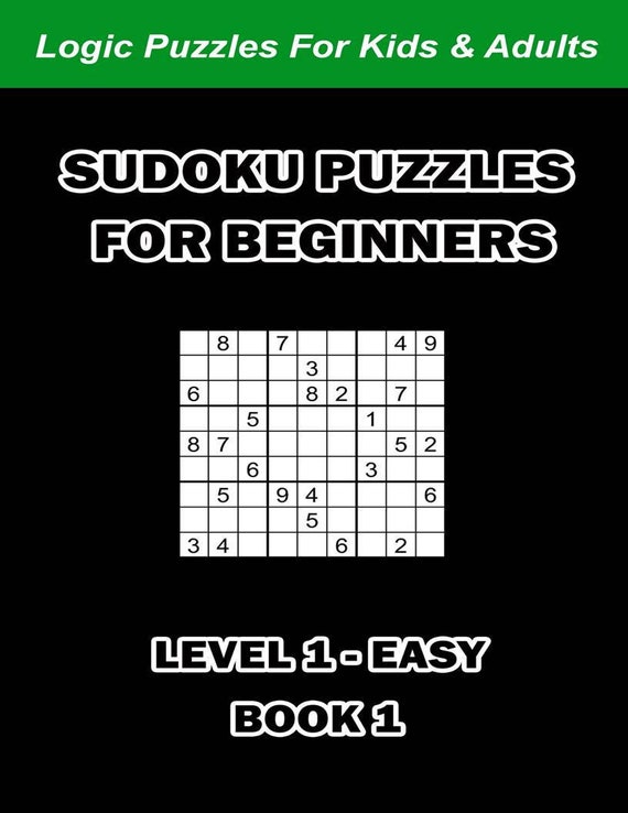 digital download 100 printable sudoku puzzles for beginners etsy