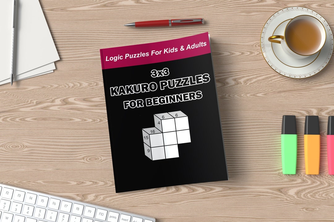 Printable Kakuro Puzzles for Beginners Digital Download, Math Logic Puzzles for Kids &amp; Adults ...