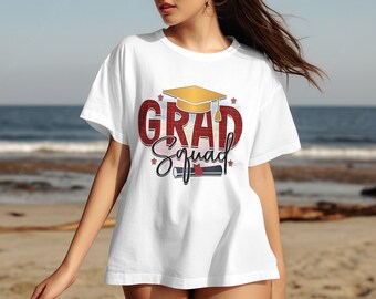 Class of 2023 Senior Shirt, Funny Graduation Tshirt, Grad Squad Tee, Cute Graduate Gifts, Graduating T-Shirt, Just Graduated, Cap & Diploma