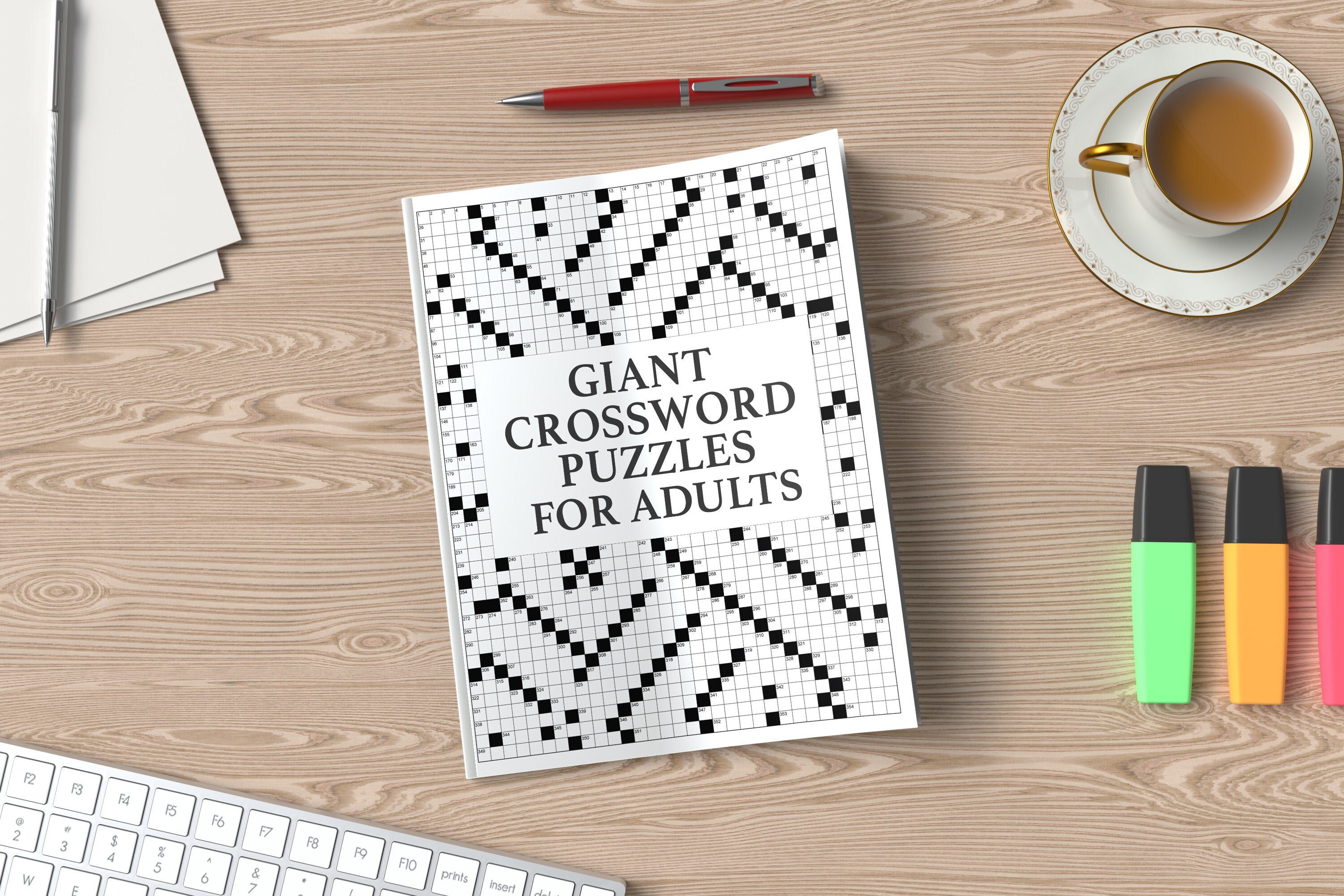 EASY-TO-READ CROSSWORD PUZZLES FOR ADULTS: LARGE-PRINT, MEDIUM-LEVEL *NEW*