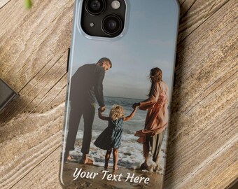 Funda para iPhone con foto personalizada / Diseño, texto y logotipo personalizados