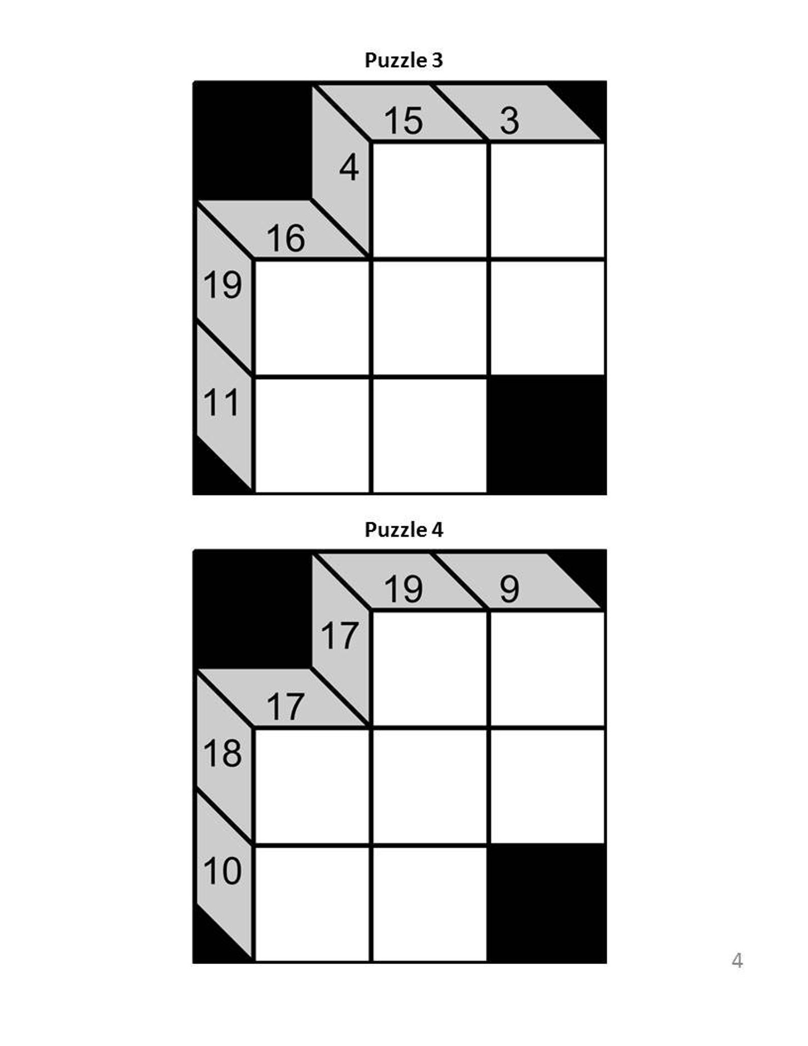 Kakuro Puzzles - jx4vgss