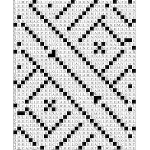 Digital Download 40 Printable Giant Crossword Puzzles for Adults, Large ...