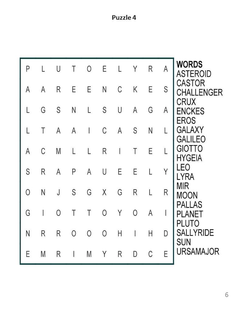 digital download 100 printable word search puzzles for adults etsy