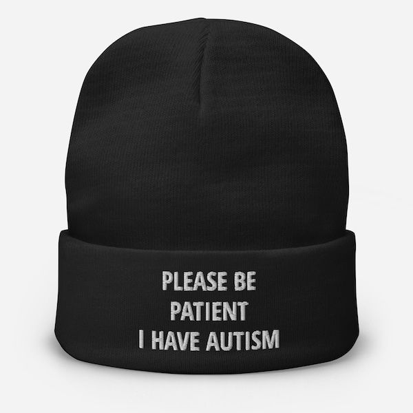 Please Be Patient I Have Autism Hat - Etsy