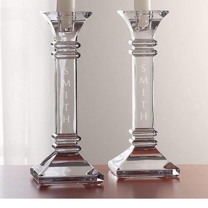 Marquis By Waterford Treviso Kerzenständer – 20,3 Cm Hoch, Kristallklar, In Geschenkverpackung