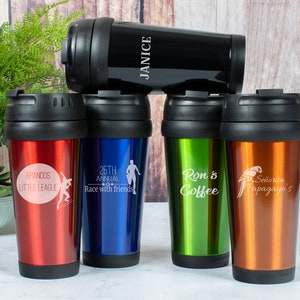 Outdoorsman Personalized Travel Coffee Mug, Design: M4 - Everything Etched