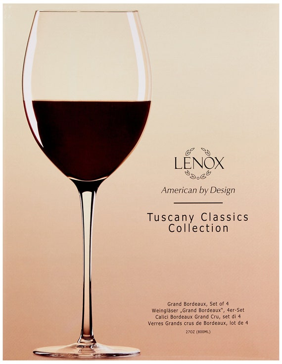 Lenox Tuscany Classics 6-piece Red Wine Glass Set, 24 oz