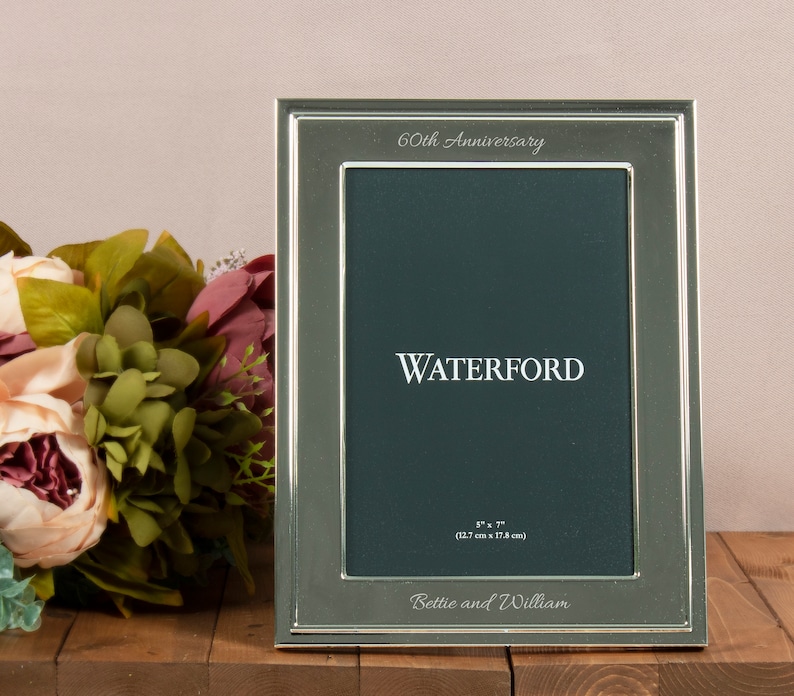 Waterford Classic 5x7 Personalized Picture Frame / Custom Etsy