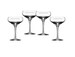 Orrefors More Coupe Personalized Champagne Coupe Glasses, Set of 4 Custom Engraved Coupe Glasses for Champagne, Cocktails, and Spirits 