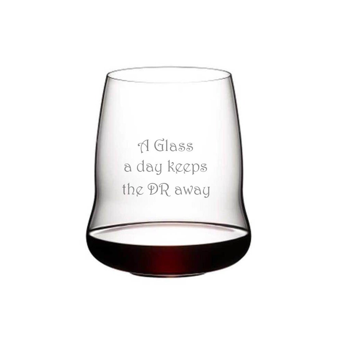 Occasion Monogrammed Riedel Wine Cabernet Merlot Glass Personalized Gift