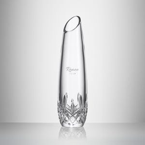 Waterford Personalized Lismore Essence 9.5&quot; Bud Vase, Custom Engraved Cut Crystal Vase for Flowers, Elegant Home Décor