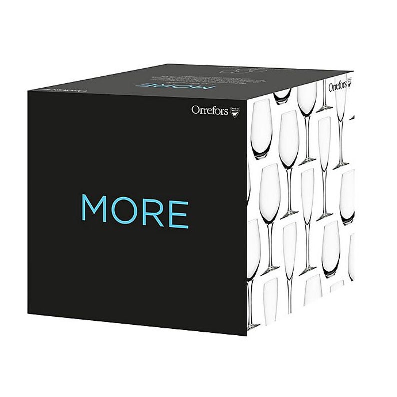 Orrefors More XL Crystal Wine Glasses Personalized / Set of 4 Etsy