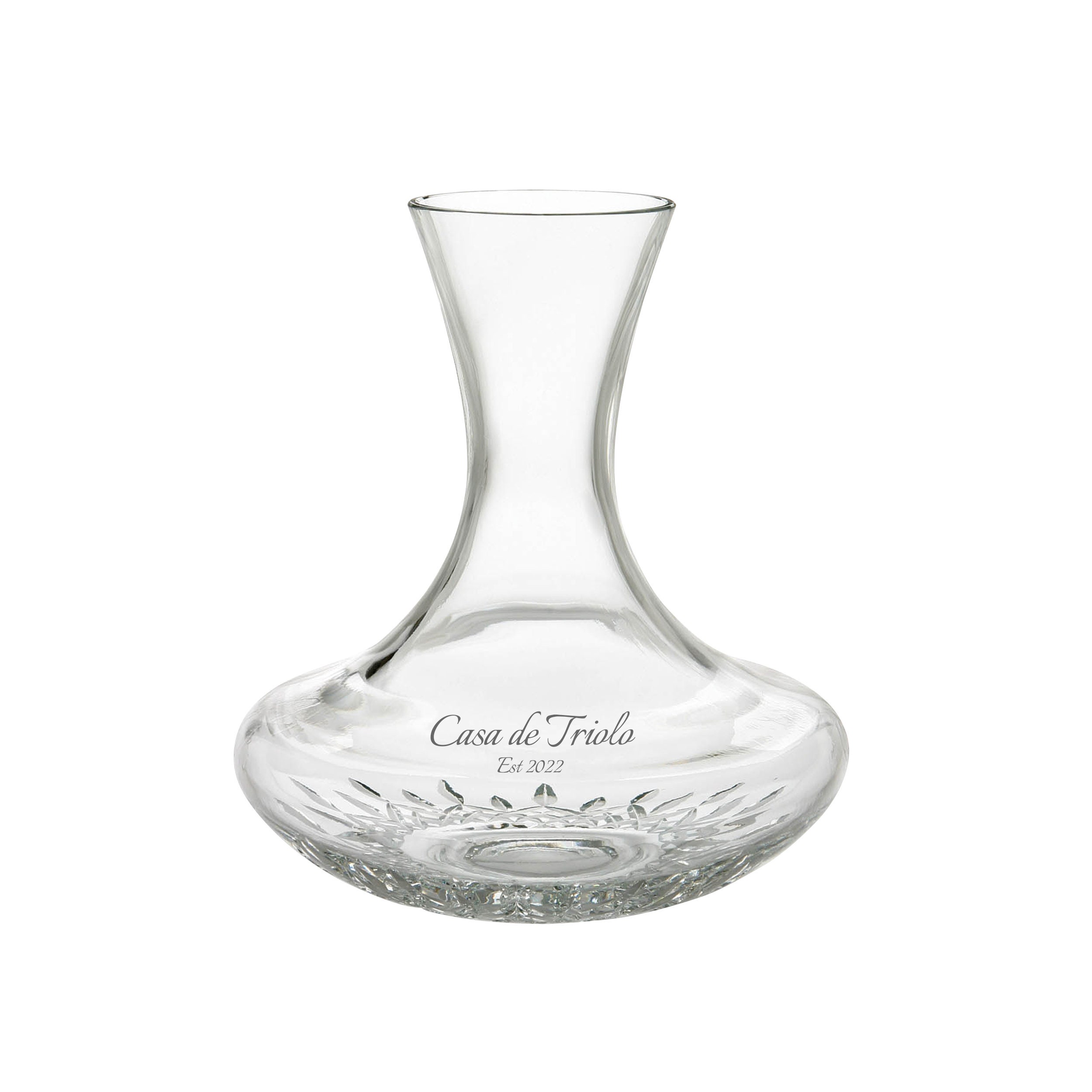 Waterford Lismore Nouveau デキャンティングカラフェ 60オンス クリア : Waterford Lismore Nouveau Decanting Carafe : Home