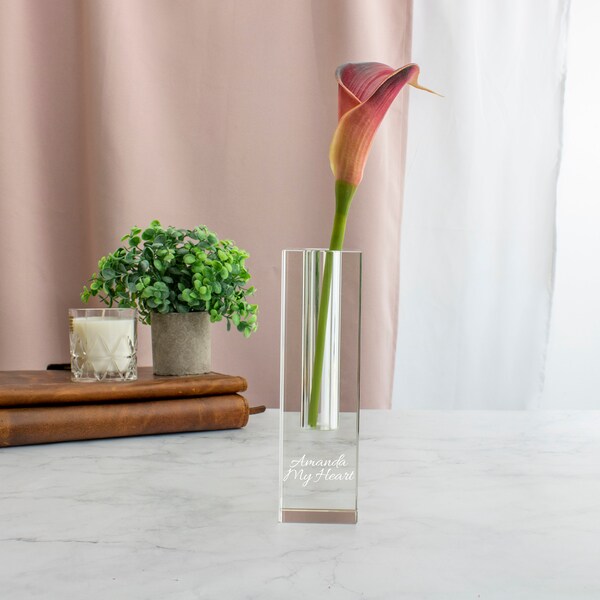 Badash Donovan Square Crystal Bud Vase