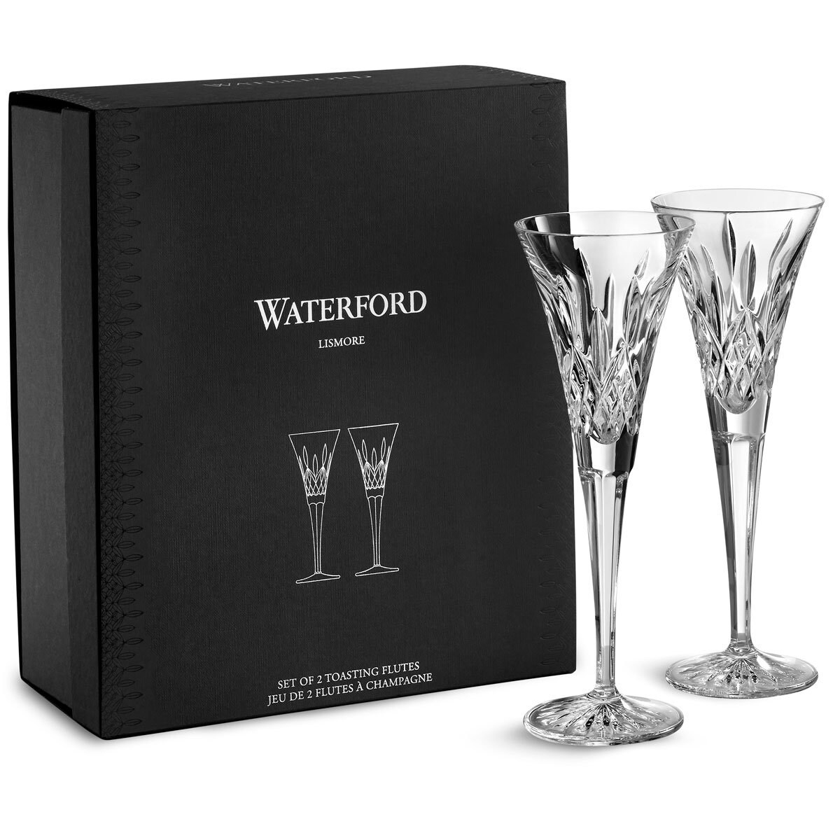 Waterford Forever Set of 2 Champagne Flutes 