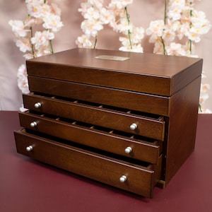 Antique Vintage Jewelry Boxes Drawers 