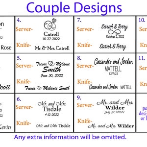 Wedding Cake Cutting Set Design Sheet