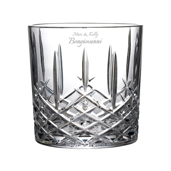 Marquis by Waterford Personalized Markham Champagne Chiller, Custom Engraved Elegant Cut Crystal Ice Bucket for Wine & Champagne