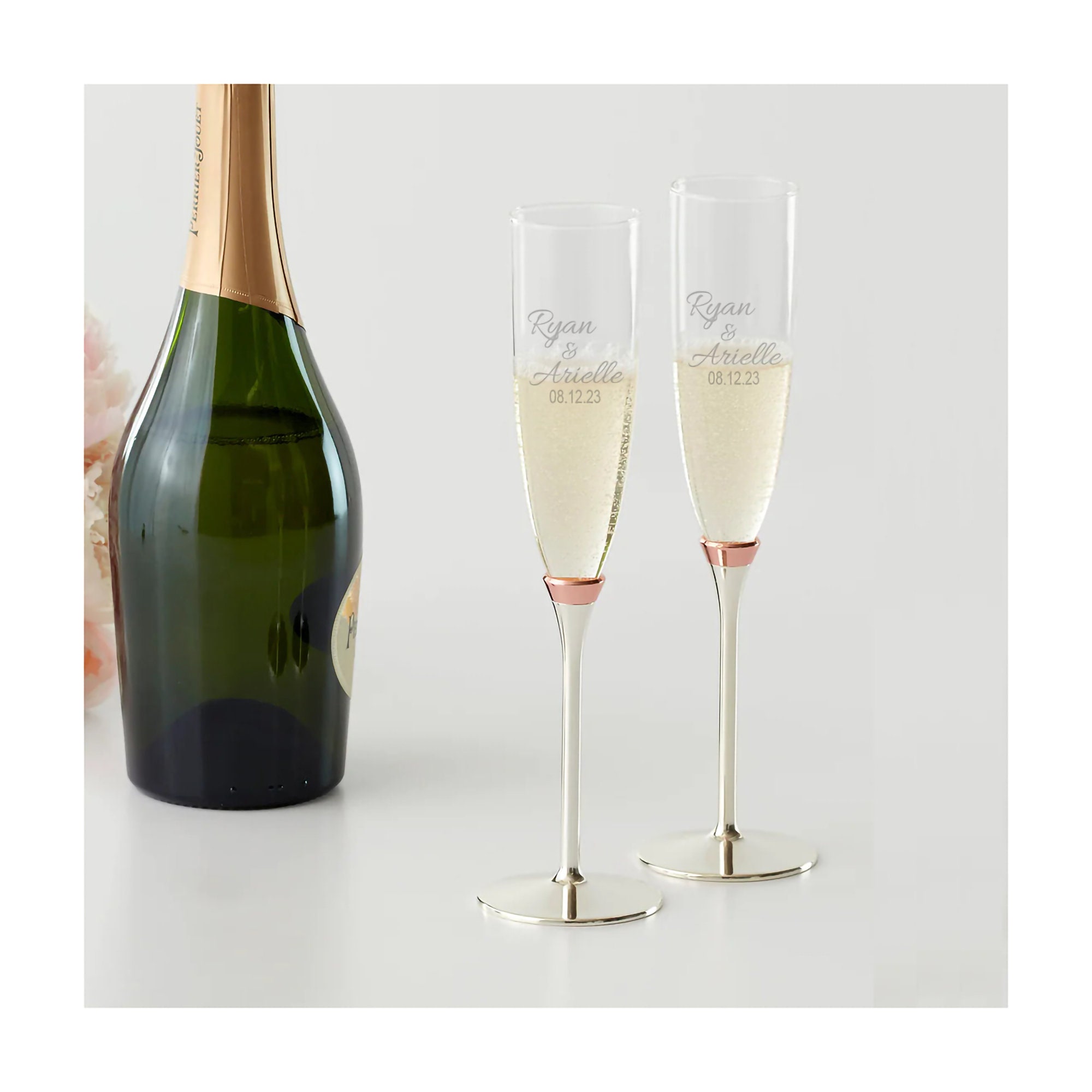 Kate spade champagne flutes rose gold Outlet