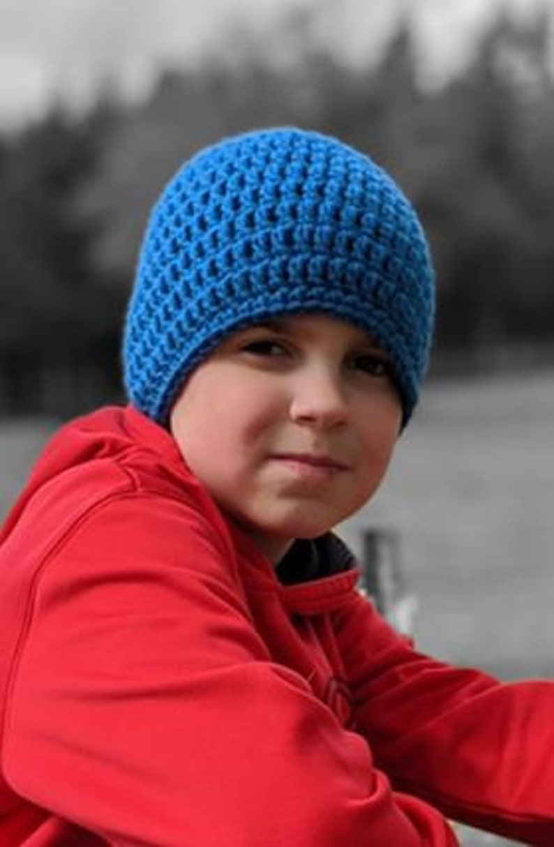 Quick and Easy Beanie Crochet Pattern for Men image 6