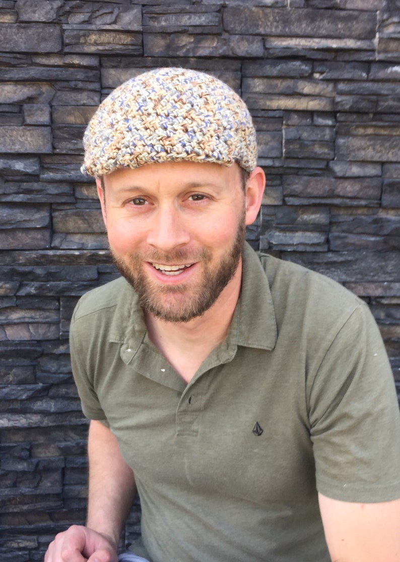Men's Golf Cap Crochet Pattern Crochet Hat Pattern for Men Crochet for