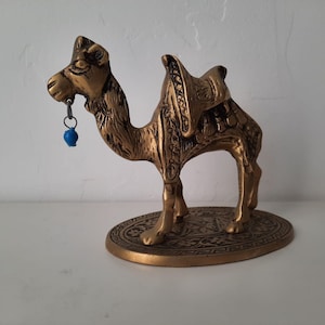 Vintage Brass Solid Camel