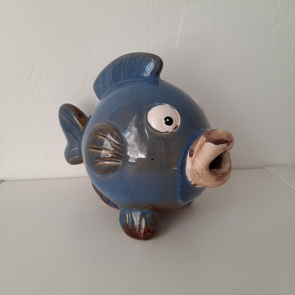 Vintage ceramic Nemo fish figure by SHUDEHILL
