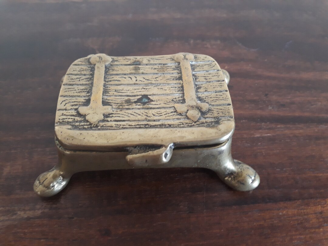 Vintage Solid Brass Box / Antique Jewellery Box / Collectable / Rare - Etsy