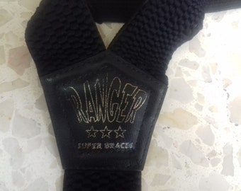 Vintage Heavy Duty Suspenders braces ''Rangers'' Made In England 90's