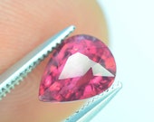 Top Color, Untreated, Gorgeous, Amazing, Sparkly Umbalite Garnet ,For Ring, 1.30 ct Malawi Raspberry Dimensions 7.4x 5.9 x 4.5 mm
