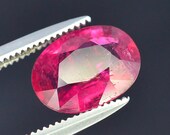 Top Color, Untreated, Gorgeous, Amazing, Sparkly Umbalite Garnet ,For Ring, 1.75 ct Malawi Raspberry Dimensions 9.0 x 6.6 x 3.7 mm