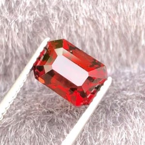 Red Spinel Gemstone,1.15 Ct ,Jewelry Making,Gift For Her,Engagement Ring,Natural Spinel ,Ocatgonal Cut,Anniversary Gift