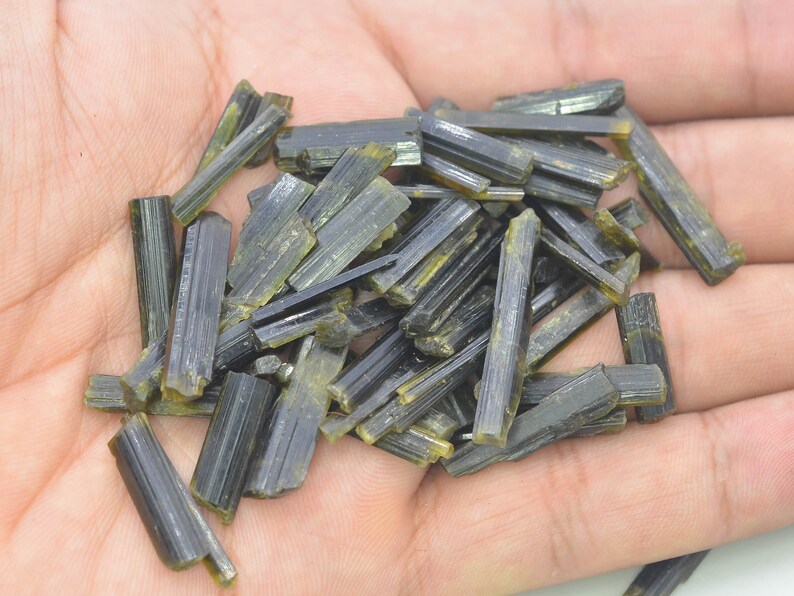 50.12 Gram Undamaged Rare Epidote Crystals Lot