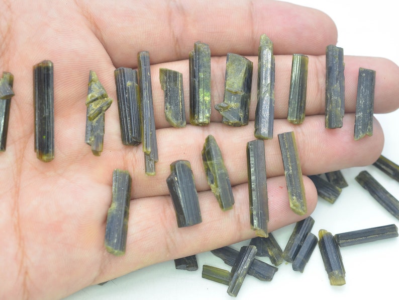 50.12 Gram Undamaged Rare Epidote Crystals Lot