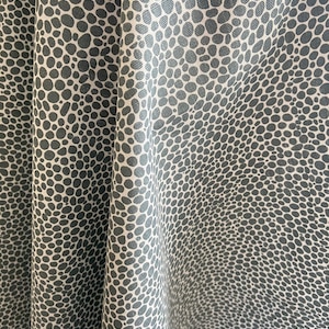 Grey cotton curtains panels Rod pocket curtains Kitchen valance Cafe curtains Small stones print curtains