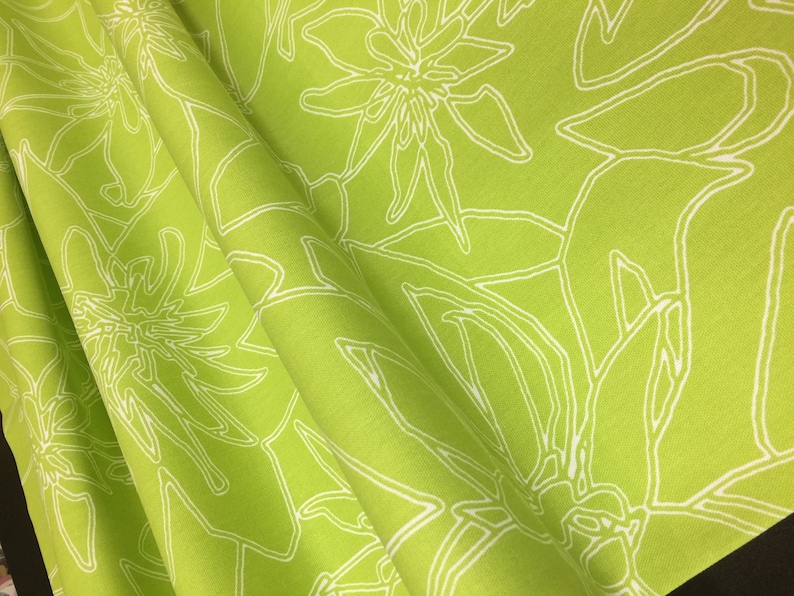 Cotton Curtains Cafe Curtains Kitchen Valance Panels Curtains Green Floral