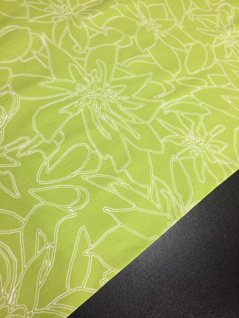 Cotton Curtains Cafe Curtains Kitchen Valance Panels Curtains Green Floral