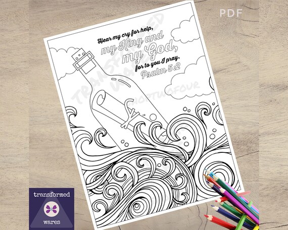 scripture coloring page bible verse coloring page printable etsy